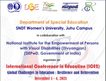 International Conference in Education (ICE2) collaboration with DSE, SNDTWU & NIEPVD