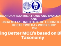 Workshop on Writing Better MCQ's based on Bloom's Taxonomy 