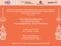 International Colloquium on Artistic Research: Transdisciplinarity, Art & Knowledge